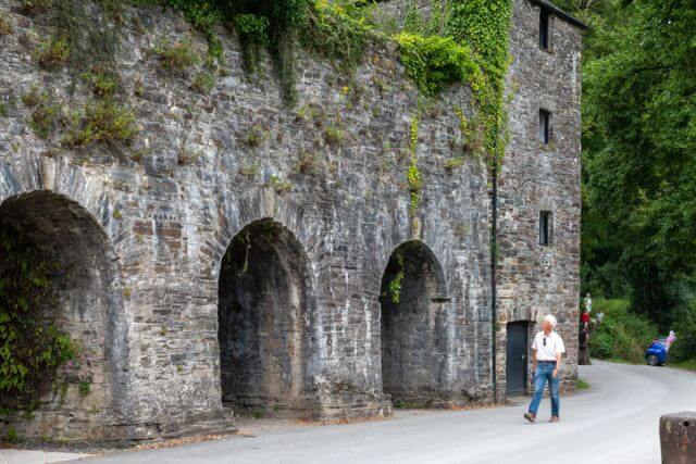 Cotehele Quay, part of Cotehele estate, a National Trust property near Calstock in Cornwall.