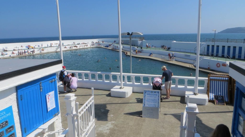 A photograph of the Jubilee Pool Lido Penzance 