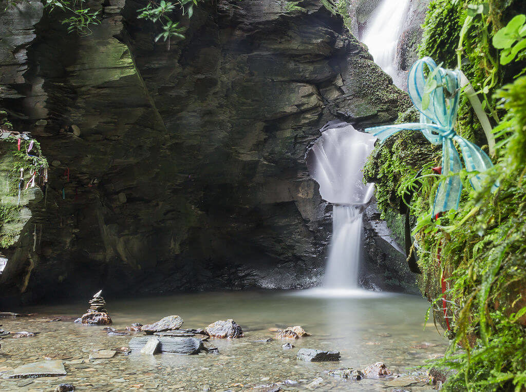 Photograph of St Nectan's Kieve near Tintagel