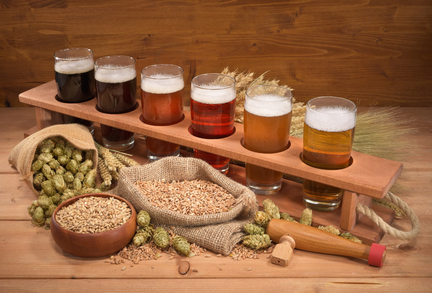 Beer paddle display