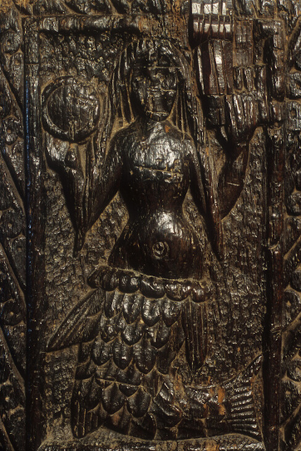 Wooden carving of the Mermaid of Zennor