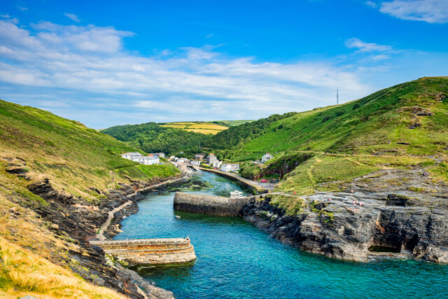 Boscastle harbour