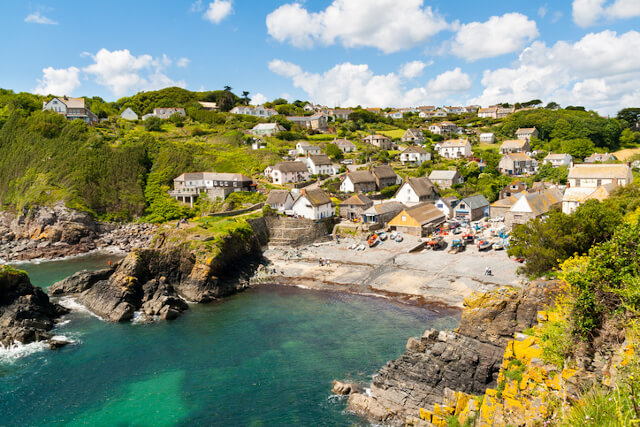 Overlooking the fishing village of Cadgwith