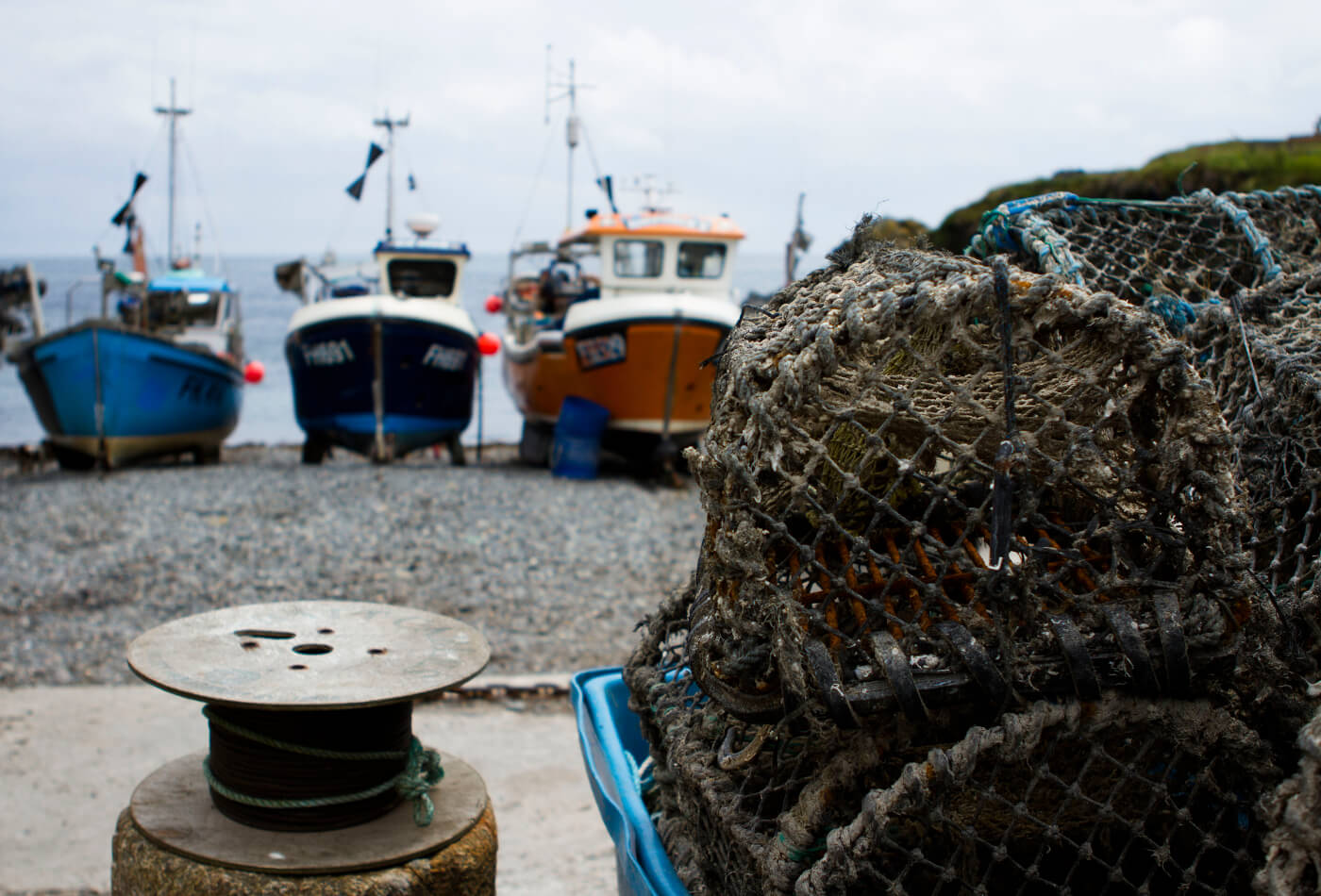 Fishing boats in Cornwall