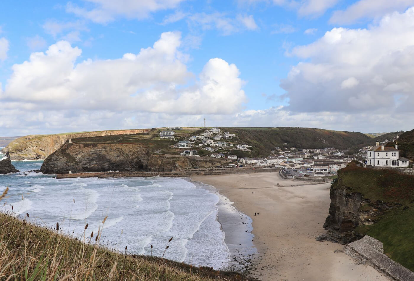 View of the beach - Choosing a holiday letting agency cornwall