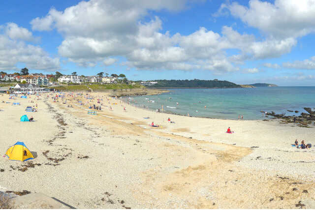 Gylly Beach in Falmouth, Cornwall.