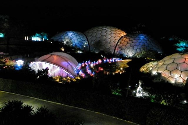 Eden Sessions at night.