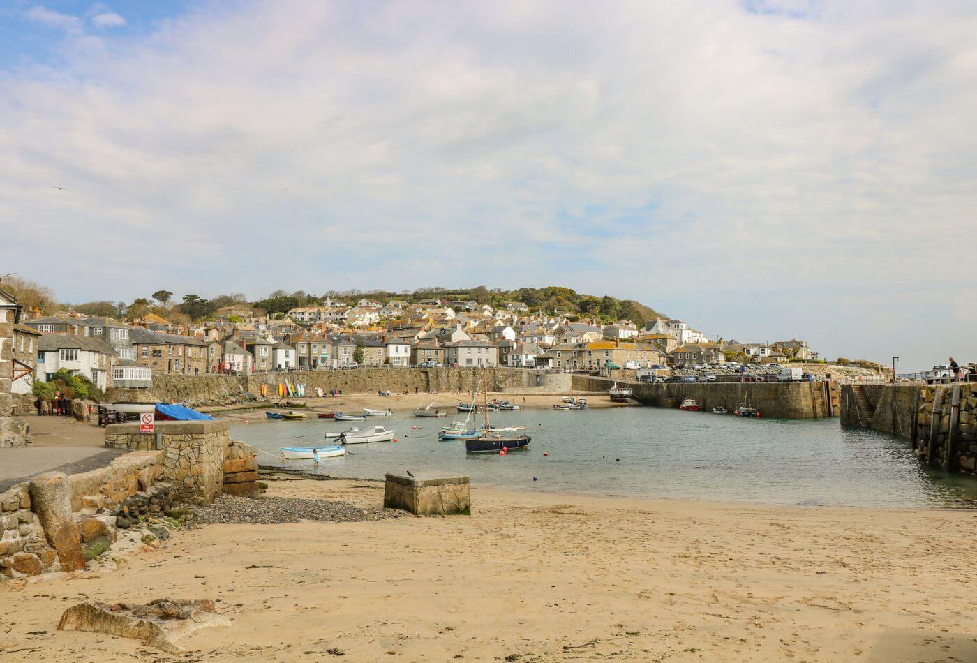 A view of Penzance harbour.