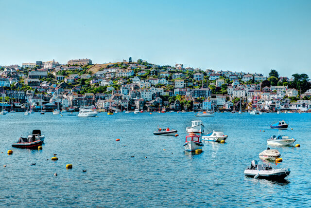 Boats on Fowey River - Best Walks in Cornwall