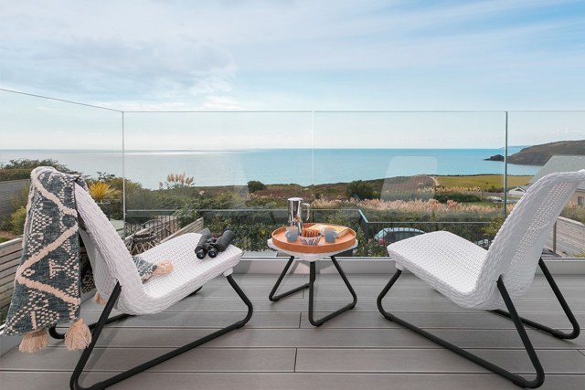 Coronation Celebrations 2023: What’s on in Cornwall? - Sea View from the balcony of a Cornish Cottage Holidays property