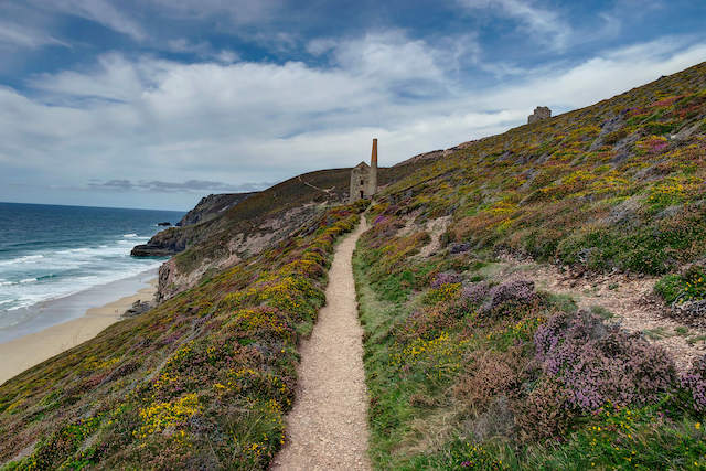 The Coast Path at Wheal Coates - Best Walks in Cornwall