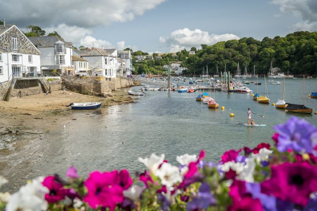 paddleboarding in Cornwall, Fowey