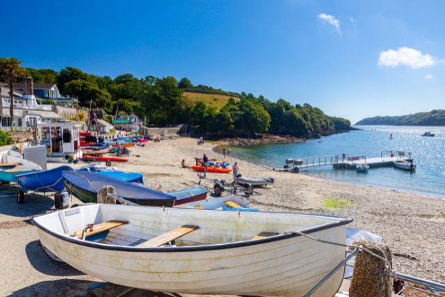 paddleboarding in Cornwall, Helford