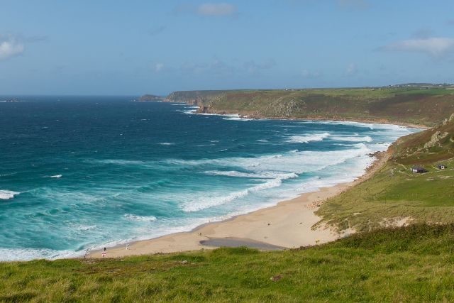 paddleboarding in Cornwall, Sennen