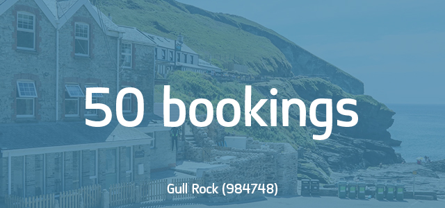 Gull Rock 50 bookings
