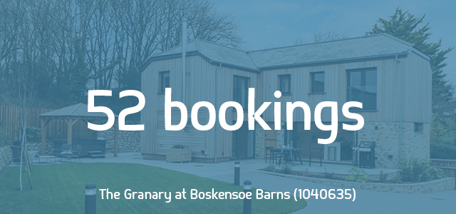 The Granary Boskensoe Barns 52 bookings