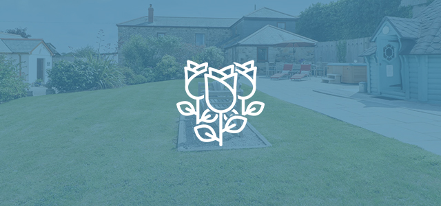 holiday let with garden