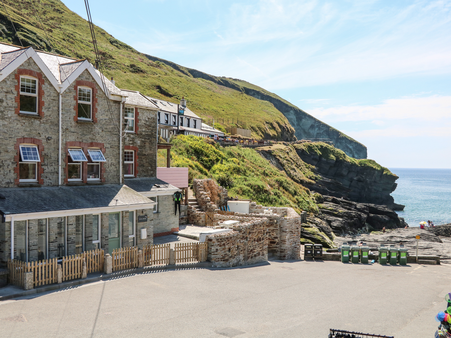 North Cornwall property overlooking the sea