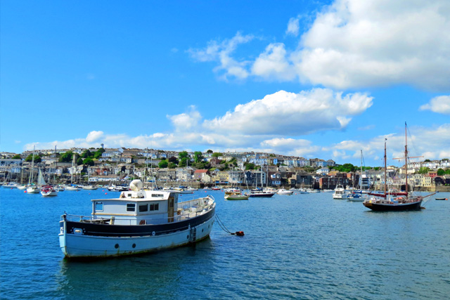 Boats at Falmouth Harbour