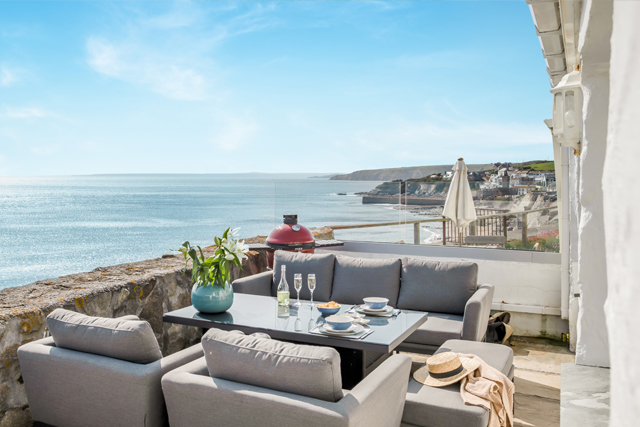 The view from Loe Cottage, Porthleven