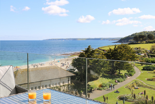 Sea view from Seascape, Falmouth