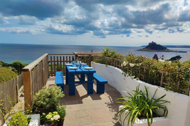 View of St Michael's Mount from Ty Bryn, Marazion