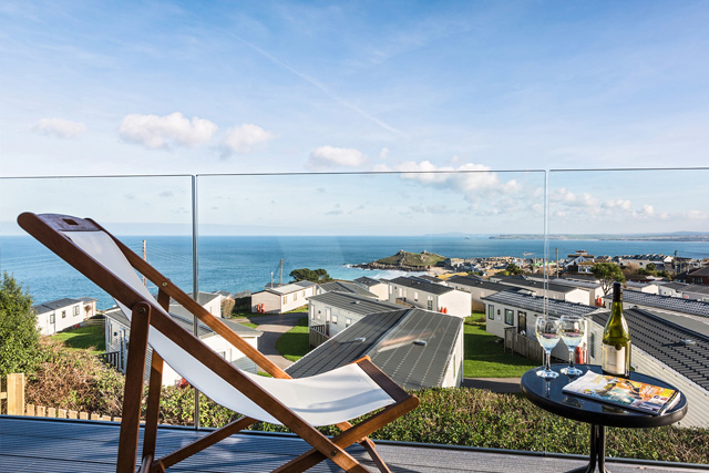 The sea view from Chy Lowen, St Ives