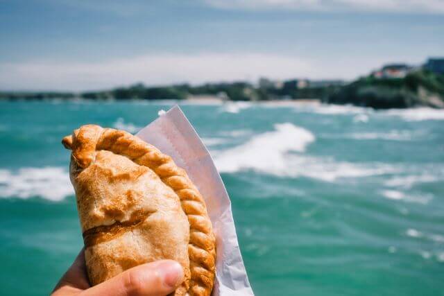 Cornish Pasty by the sea