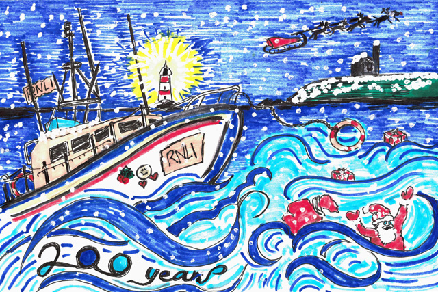 Grace's winning design for our 2024 Christmas Card Competition.